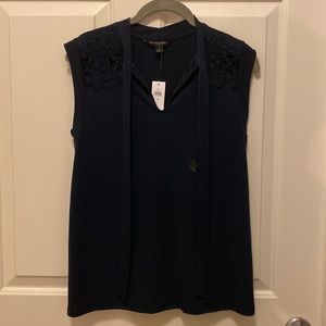 NWT Banana Republic Navy Blue Shirt
